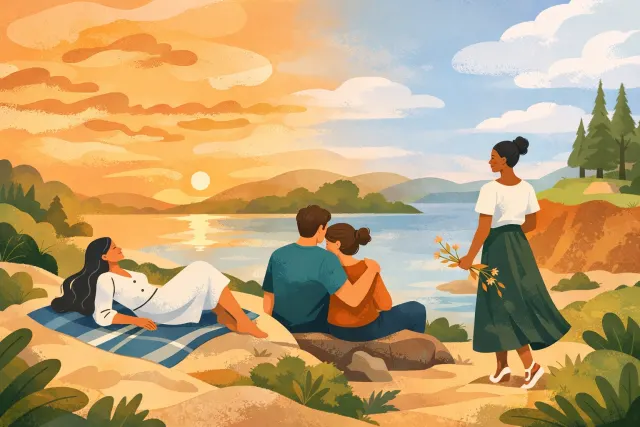 Illustration linking the Brain Care Score to stress, sleep, relationships, purpose, and anxiety