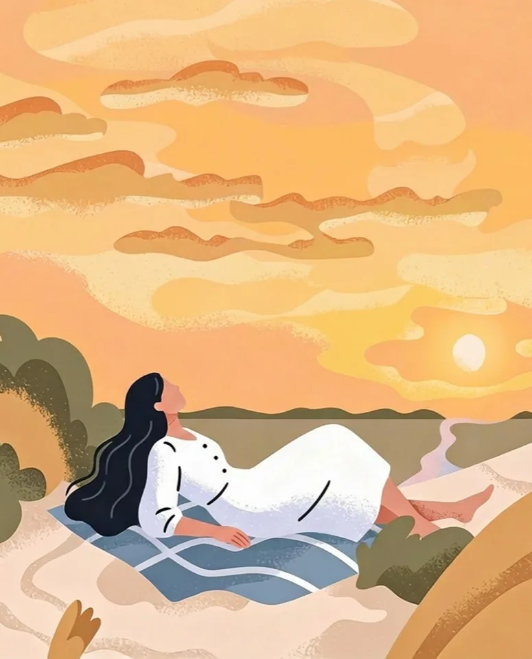 Deep Body Relaxation exercise in the Anima Felix app